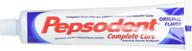 pepsodent complete care anticavity fluoride toothpaste, original, 6 count: ultimate protection for a healthy smile! logo