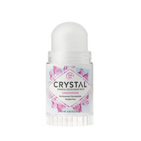 img 1 attached to CRYSTAL Mineral Deodorant Stick - Unscented Body Deodorant | 24-Hour Odor Protection | Non-Staining & 🧪 Non-Sticky | Travel Size | Aluminum Chloride & Paraben Free | 4.25 FL OZ | Pack of 2
