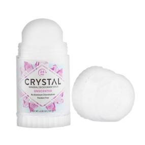 img 2 attached to CRYSTAL Mineral Deodorant Stick - Unscented Body Deodorant | 24-Hour Odor Protection | Non-Staining & 🧪 Non-Sticky | Travel Size | Aluminum Chloride & Paraben Free | 4.25 FL OZ | Pack of 2
