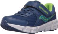 👧 saucony girls vortex silver coral athletic shoes: stylish and comfortable for active girls logo