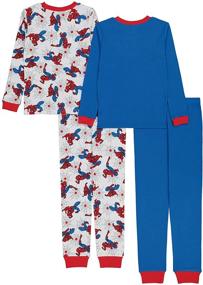 img 3 attached to 🕷️ Marvel Boys Spiderman Cotton Pajamas: Stylish and Comfortable Boys' Clothing