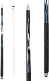 img 4 attached to Premium Spider Gator or Snake Skin Billiards Maple Cue Set 18-21 oz, 12.75 mm, Glove Included - MSRP $149