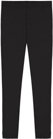 img 3 attached to 💗 Top-Rated Ankle-Length Leggings for Girls – Comfy Cotton Leggings Offering Unmatched Softness and Breathability