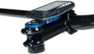 adjustable black k-edge stem mount for wahoo computers - one size logo