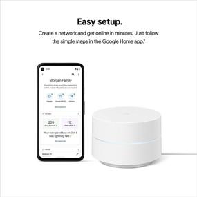 img 1 attached to 📶 Enhanced Google WiFi Mesh Network System Router AC1200 with Stand Bundle (3-Pack)