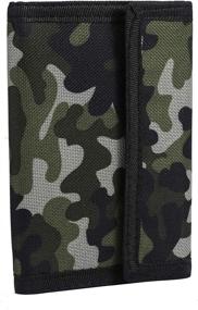 img 3 attached to 👦 Ultimate Trifold Canvas Outdoor Sports Wallet for Boys: Must-Have Accessories