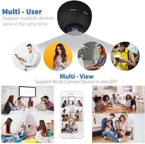 img 2 attached to 📷 Mini Spy Camera Wireless Hidden Cameras WiFi - Real 1080P HD with Phone App, Small Covert Security Camera with Night Vision Motion Detection for Home/Car/Indoor/Outdoor