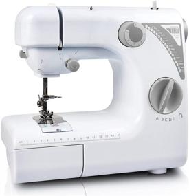 img 4 attached to 🧵 Compact Electric Mini Hand Sewing Machine with Foot Pedal, 19 Stitches 2 Speeds - Perfect for Beginner Adults, Girls