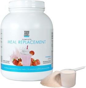 img 2 attached to 🍓 Yes You Can! Complete Meal Replacement - The Ultimate Solution for Weight Loss, 30 Servings, 3.24 Lb, Strawberry Flavor