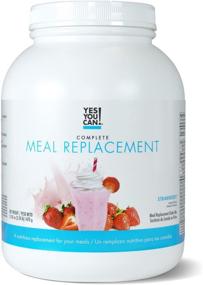 img 4 attached to 🍓 Yes You Can! Complete Meal Replacement - The Ultimate Solution for Weight Loss, 30 Servings, 3.24 Lb, Strawberry Flavor