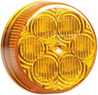 maxxima m34260y 2-inch round 🟨 led clearance marker light in amber logo