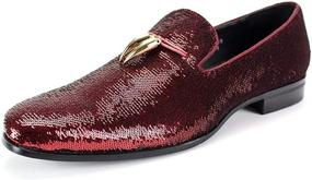 img 1 attached to 🌙 Men's Smoking Slipper Ornament Shoes - Available After Midnight