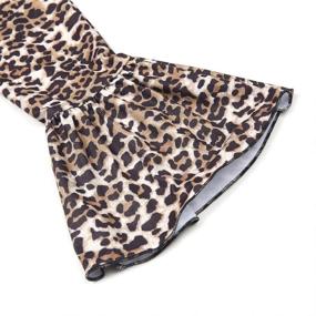 img 2 attached to 🐆 ELSANI Leopard Printed Leggings - Stylish Girls' Bottoms and Clothing