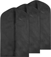 🔒 secure storage garment bag set: 3 right hardware bags for ultimate clothing protection логотип