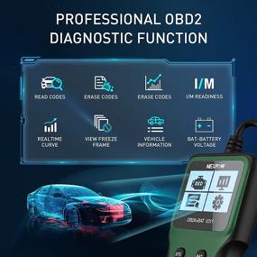 img 3 attached to 🚗 NEXPOW V311 OBD2 Сканер: Автомобильный считыватель кодов неисправностей двигателя, диагностический инструмент для автомобиля с тестом аккумулятора - совместим со всеми автомобилями протокола OBD II с 1996 года