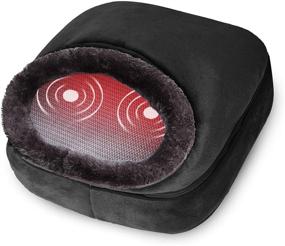 img 4 attached to 🦶 Snailax 3-in-1 Foot Warmer and Vibration Foot Massager with Heat – Fast Heating Pad, 5 Massage Modes for Plantar Fasciitis Relief