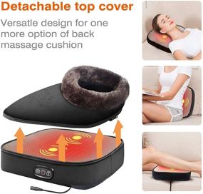 img 3 attached to 🦶 Snailax 3-in-1 Foot Warmer and Vibration Foot Massager with Heat – Fast Heating Pad, 5 Massage Modes for Plantar Fasciitis Relief
