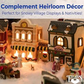 img 1 attached to ❄️ Super Realistic Fake Indoor Snow Blanket: 15 sqft of Cotton-Like Fluffiness for Winter Mantle Village, Nativity, and Easy Christmas Display Decoration. Hypoallergenic, Flame Resistant, and Eco-Friendly!