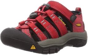 img 4 attached to 👶 Кеды для малышей KEEN Newport H2 Ribbon Red/Gargoyle - Размер 10 M US - Возраст 1-4 года