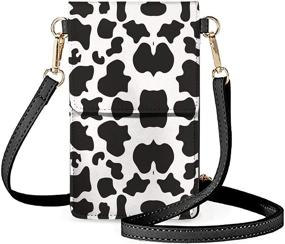 img 3 attached to Aoopistc Leopard Touchscreen Shoulder Crossbody Women's Handbags & Wallets