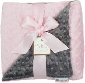 img 4 attached to MEG Original Minky Blanket Charcoal Bedding
