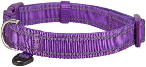 img 3 attached to 🐶 YUDOTE Reflective Nylon Dog Collar and Leash Set - Adjustable Soft Puppy Collars with Neoprene Padding, Ideal for Large, Medium, and Small Dogs