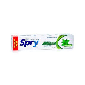 img 1 attached to 🦷 Splendid Spry Xylitol Toothpaste: Fluoride-Free, Natural Spearmint, Anti-Plaque & Tartar Control - 2 Pack, 5 oz Each