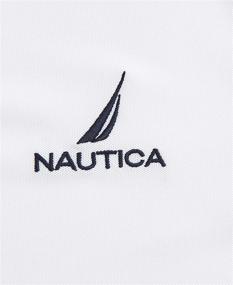 img 1 attached to Nautica Navtech Stripe Collar Coral Men's Clothing