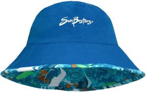 img 2 attached to 👒 Reversible Ocean Bucket Hat - Medium Boys' Accessories by SunBusters for Better Sun Protection & Style