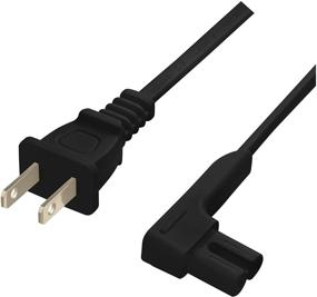 img 1 attached to 🔌 Vebner 16-Foot 2-Pack Power Cord Compatible with Sonos One, Sonos One SL, Sonos Play-1 Speakers - Extra Long Black Power Plug Cable