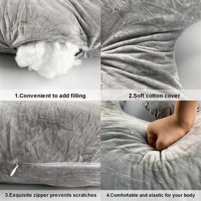 img 2 attached to Ynaize Pregnancy Pillow Shaped Full