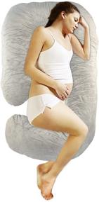 img 4 attached to Ynaize Pregnancy Pillow Shaped Full
