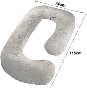 img 3 attached to Ynaize Pregnancy Pillow Shaped Full