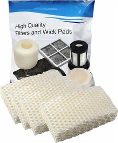 img 4 attached to 🔍 4-Pack HQRP Humidifier Wick Filter Compatible with Relion WF813 for RCM832 RCM-832 RCM-832N, Equate EQ-2119-UL EQWF813 Humidifiers