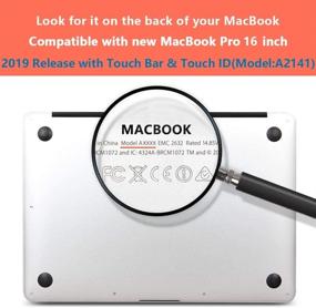 img 3 attached to CiSoo Blue Cactus Case For MacBook Pro 16 Inch 2019 Release Model A2141