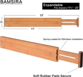 img 3 attached to BAMSIRA Dividers Expandable Adjustable Organizer