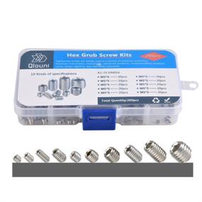 img 2 attached to 🔩 200Pcs Stainless Socket Assortment Set by QLOUNI