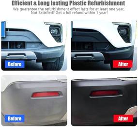 img 2 attached to Revive & Protect: Car Plastic & Trim Restorer with Ceramic Coating - Ultimate Solution for Lasting Restoration of Rubber, Vinyl, and Plastic! 1 Year Guaranteed (1 Pack)