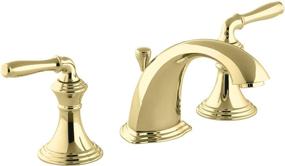 img 4 attached to 🚰 Devonshire K 394 4 PB 2-Handle Widespread Bathroom Faucet