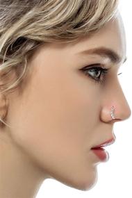 img 1 attached to Tornito Stainless Cartilage Piercing Jewelry Women's Jewelry