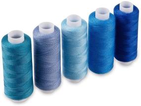 img 2 attached to LANGYS 30 Color Polyester Sewing Thread Coils: Ideal for Hand and Machine Sewing (30 Colors Included)