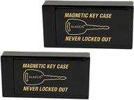 alazco extra large magnetic hide-a-key holder for oversized keys - securely store car house shed boat spare keys with extra-strong magnet az2mh логотип