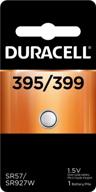 duracell - 395/399 серебряный оксид 🔋 button батарейка - увеличенный срок службы - 1 штука логотип