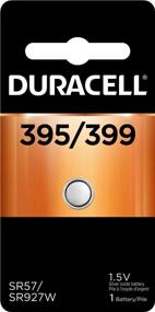 img 4 attached to Duracell - 395/399 Серебряный оксид 🔋 Button батарейка - Увеличенный срок службы - 1 штука