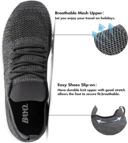 img 3 attached to Ouumeis Athletic Sneakers for Men: Breathable and Lightweight!