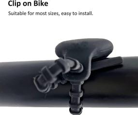 img 2 attached to Loop Holder for Airtag Bike, Simple Installation Under Bike Seat/Bottle, Suitable for Scooters/Motorcycles, etc (2Black)