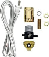 creative hobbies make a lamp or repair kit with essential hardware and matching cord (gold) logo