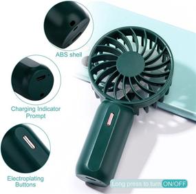 img 3 attached to Volkcam Handheld Adjustable Rechargeable Travelling Heating, Cooling & Air Quality