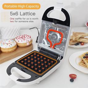 img 1 attached to Chunk Waffle Maker Multi Function Detachable Kitchen & Dining