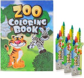 img 2 attached to FAVONIR 11X9 Coloring Books Crayons